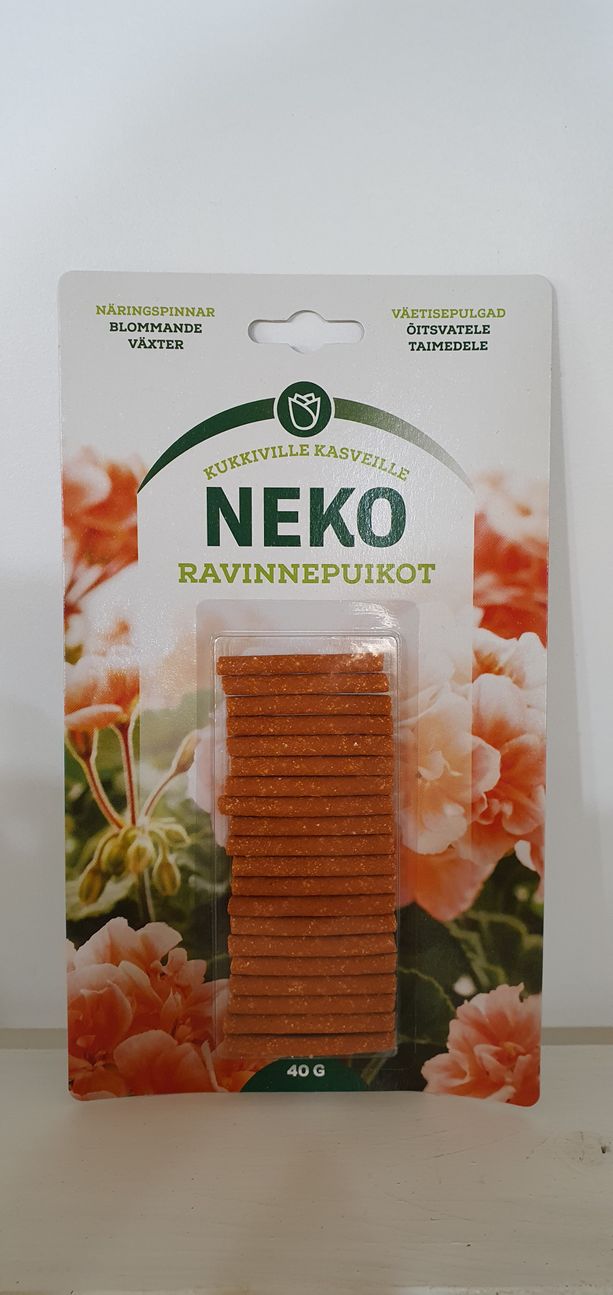 Neko kukkiville kasveille ravinnepuikko 40g