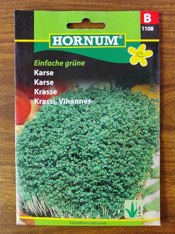Vihannes, krassi Lepidium sativum